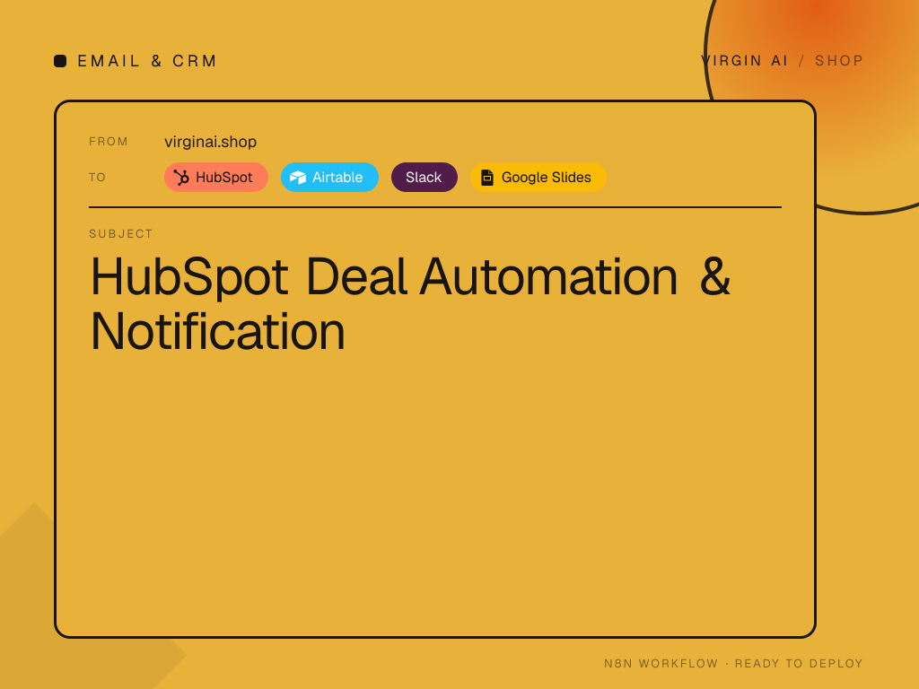 HubSpot Deal Automation & Notification