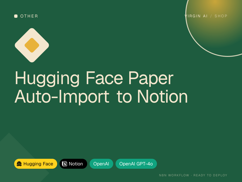Hugging Face Paper Auto-Import to Notion