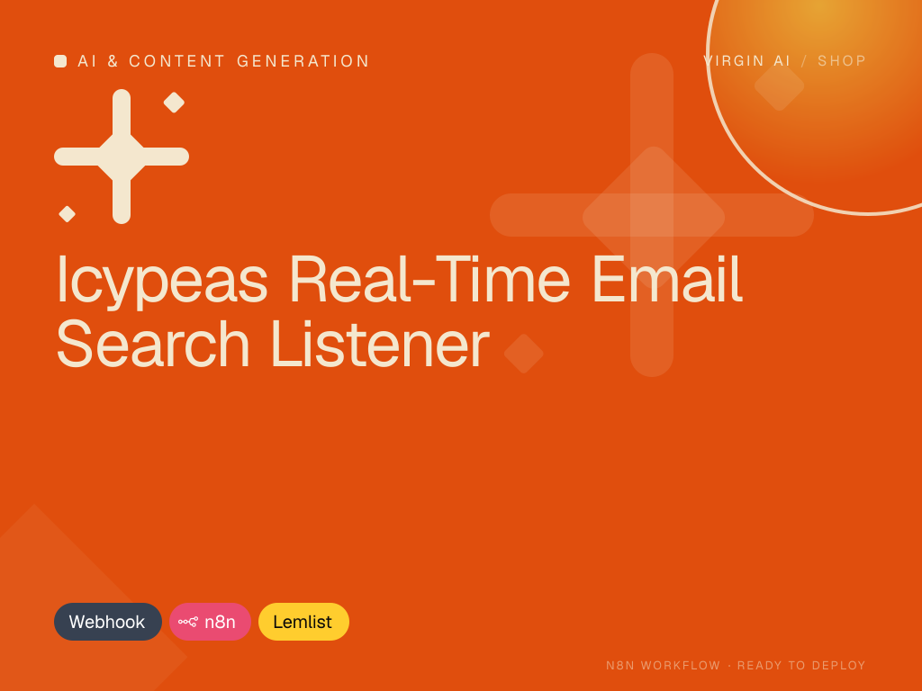 Icypeas Real-Time Email Search Listener