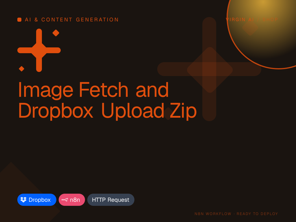 Image Fetch and Dropbox Upload Zip