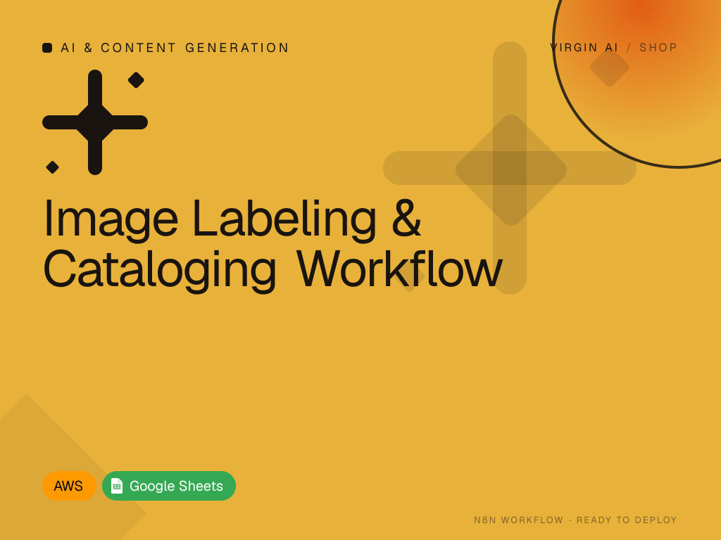 Image Labeling & Cataloging Workflow