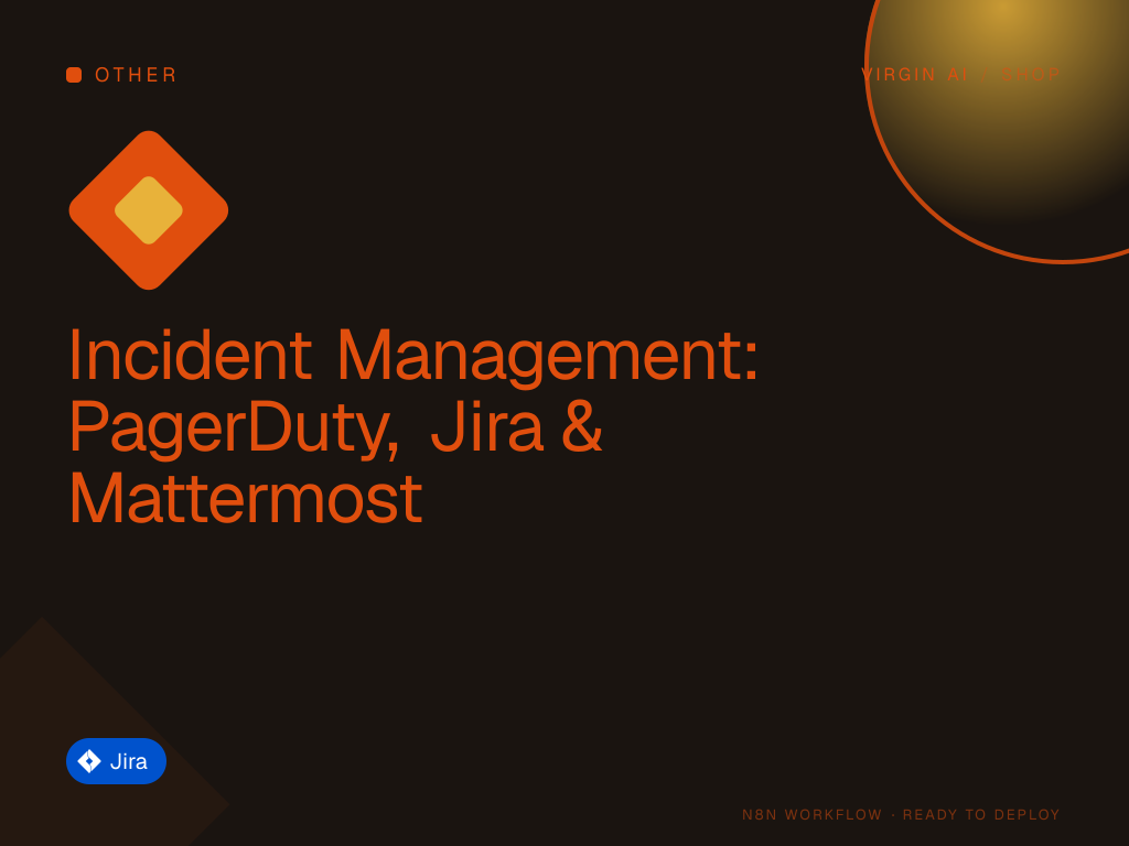 Incident Management: PagerDuty, Jira & Mattermost