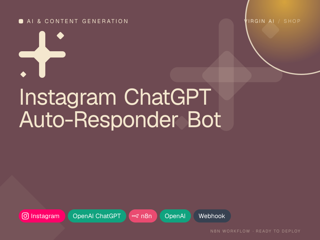 Instagram ChatGPT Auto-Responder Bot