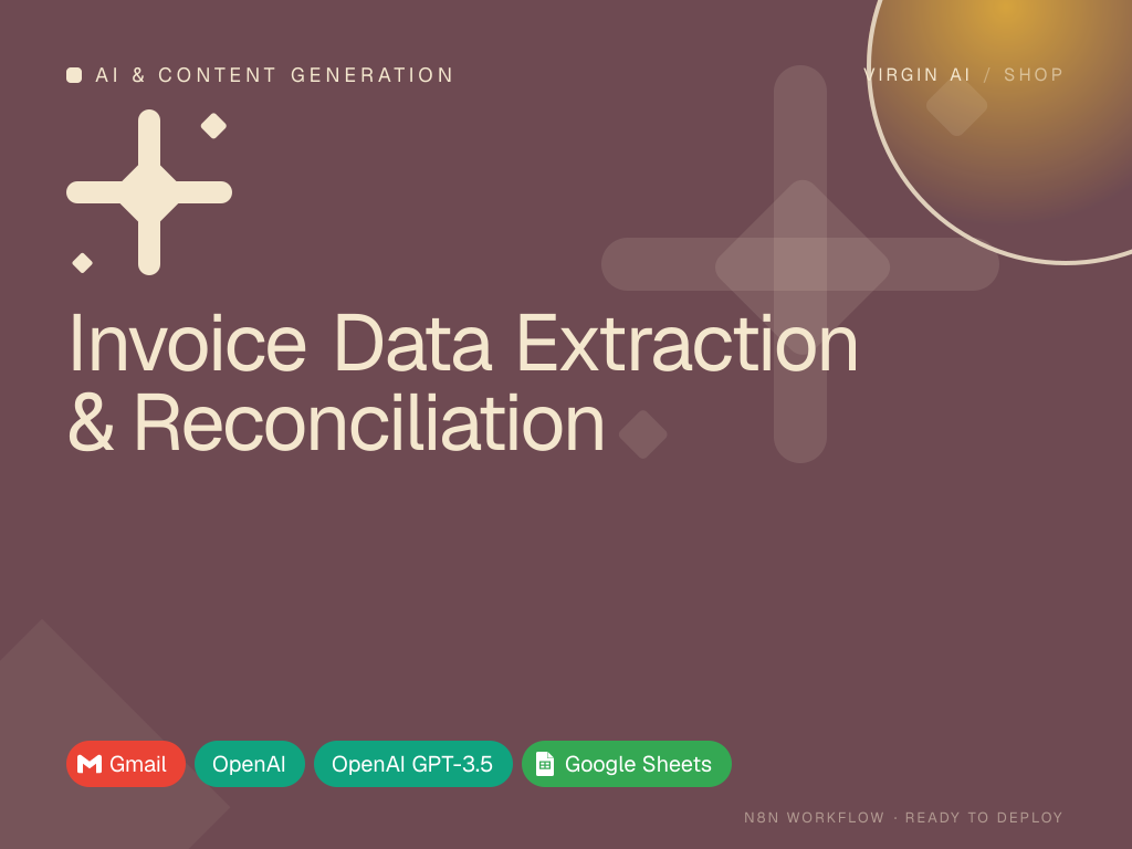 Invoice Data Extraction & Reconciliation