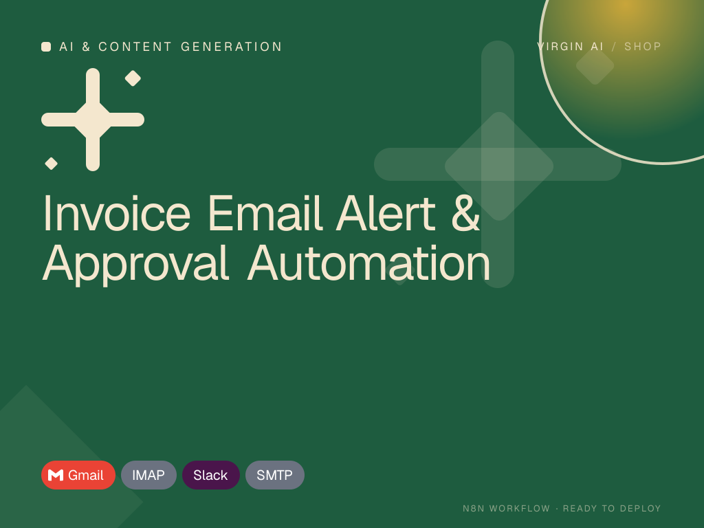 Invoice Email Alert & Approval Automation