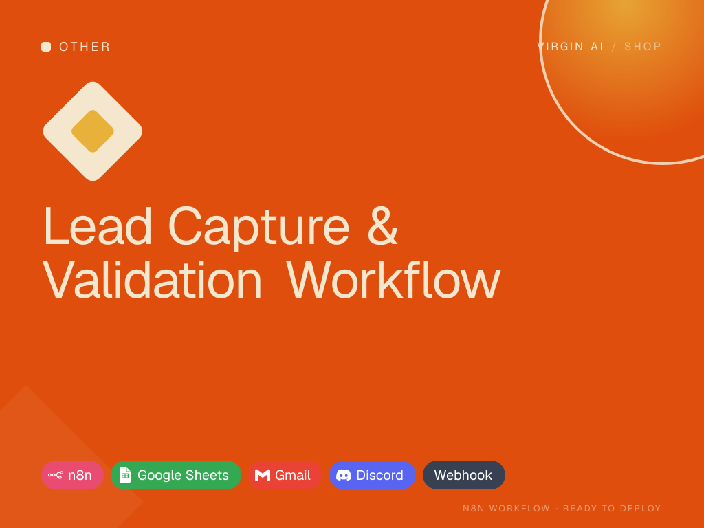 Lead Capture & Validation Workflow