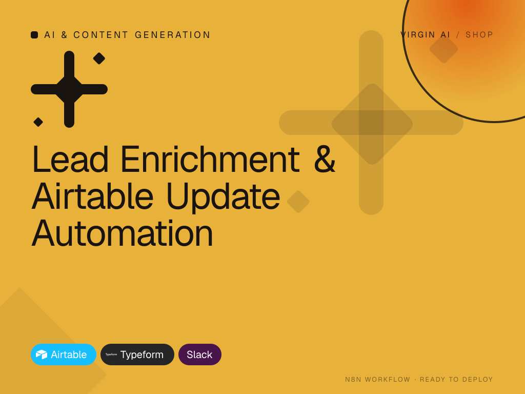 Lead Enrichment & Airtable Update Automation