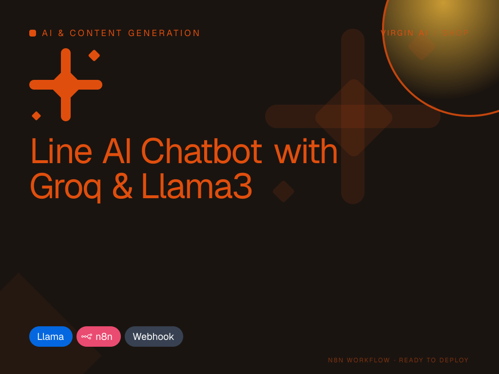 Line AI Chatbot with Groq & Llama3