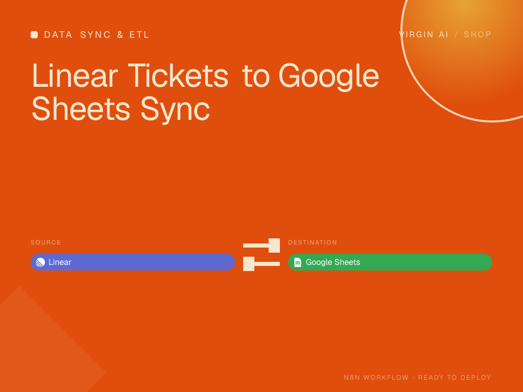 Linear Tickets to Google Sheets Sync