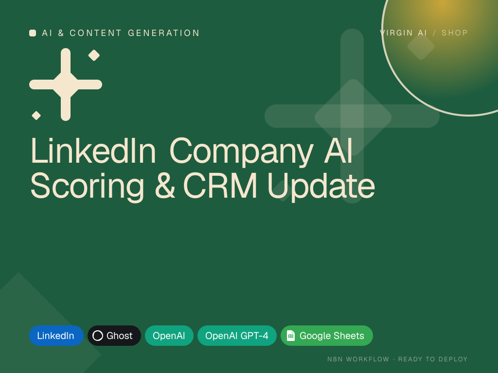 LinkedIn Company AI Scoring & CRM Update