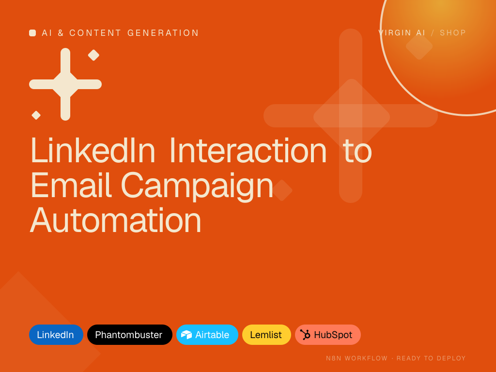 LinkedIn Interaction to Email Campaign Automation