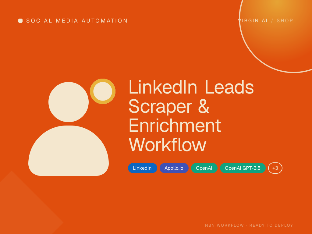 LinkedIn Leads Scraper & Enrichment Workflow