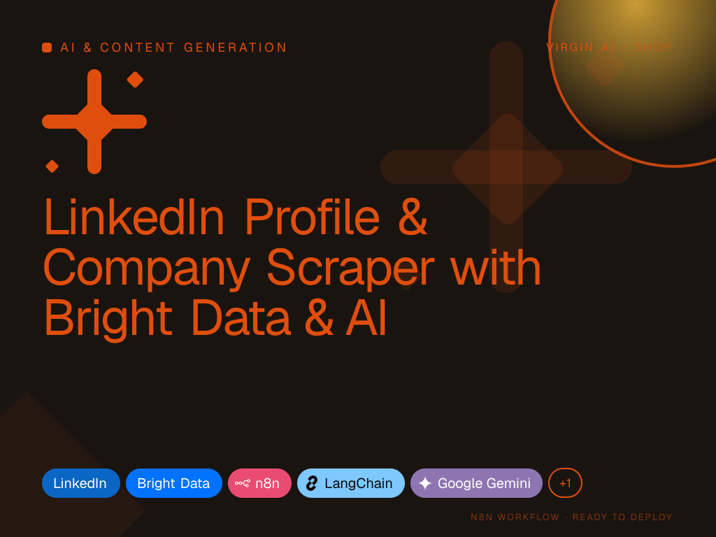 LinkedIn Profile & Company Scraper with Bright Data & AI