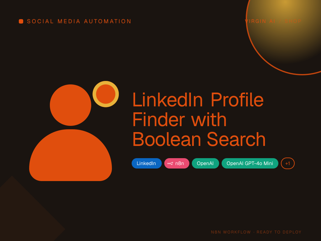 LinkedIn Profile Finder with Boolean Search
