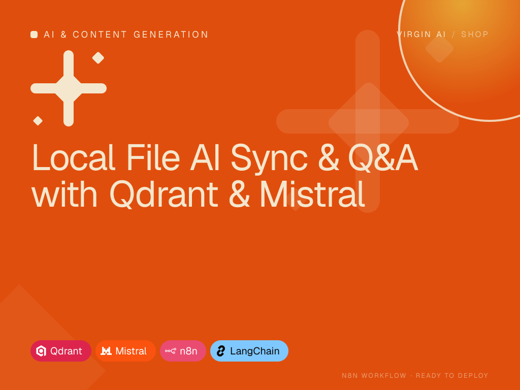 Local File AI Sync & Q&A with Qdrant & Mistral