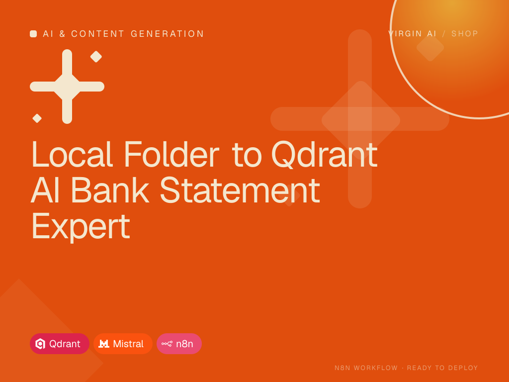 Local Folder to Qdrant AI Bank Statement Expert