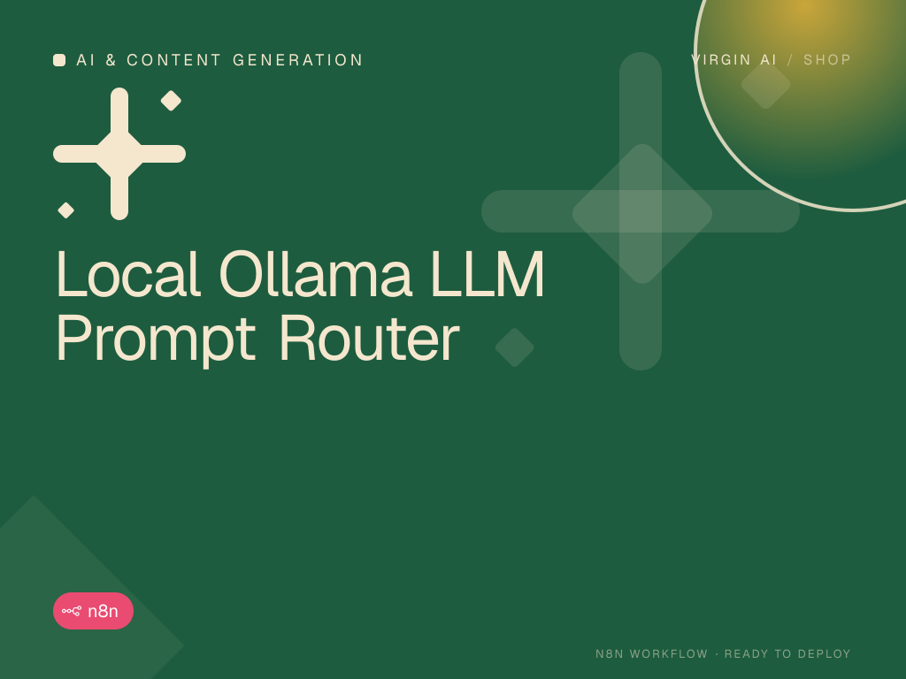 Local Ollama LLM Prompt Router