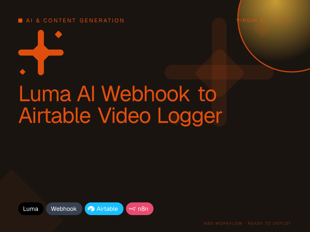 Luma AI Webhook to Airtable Video Logger