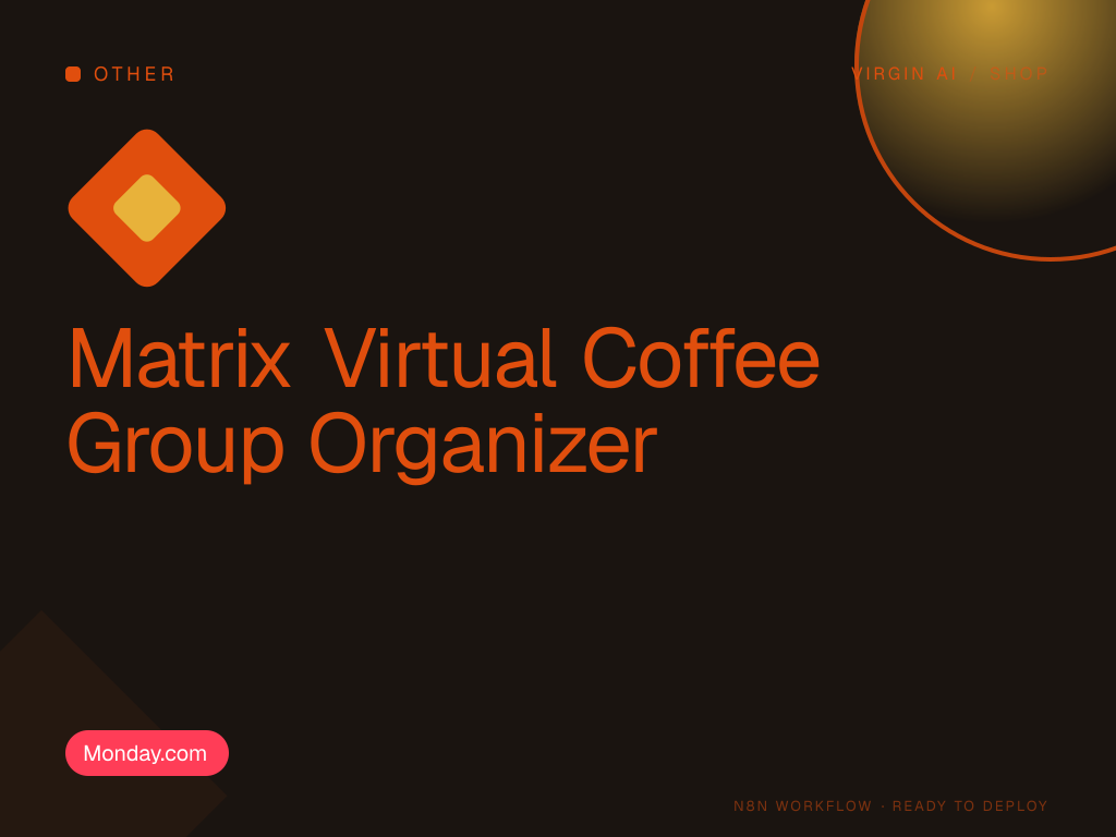 Matrix Virtual Coffee Group Organizer