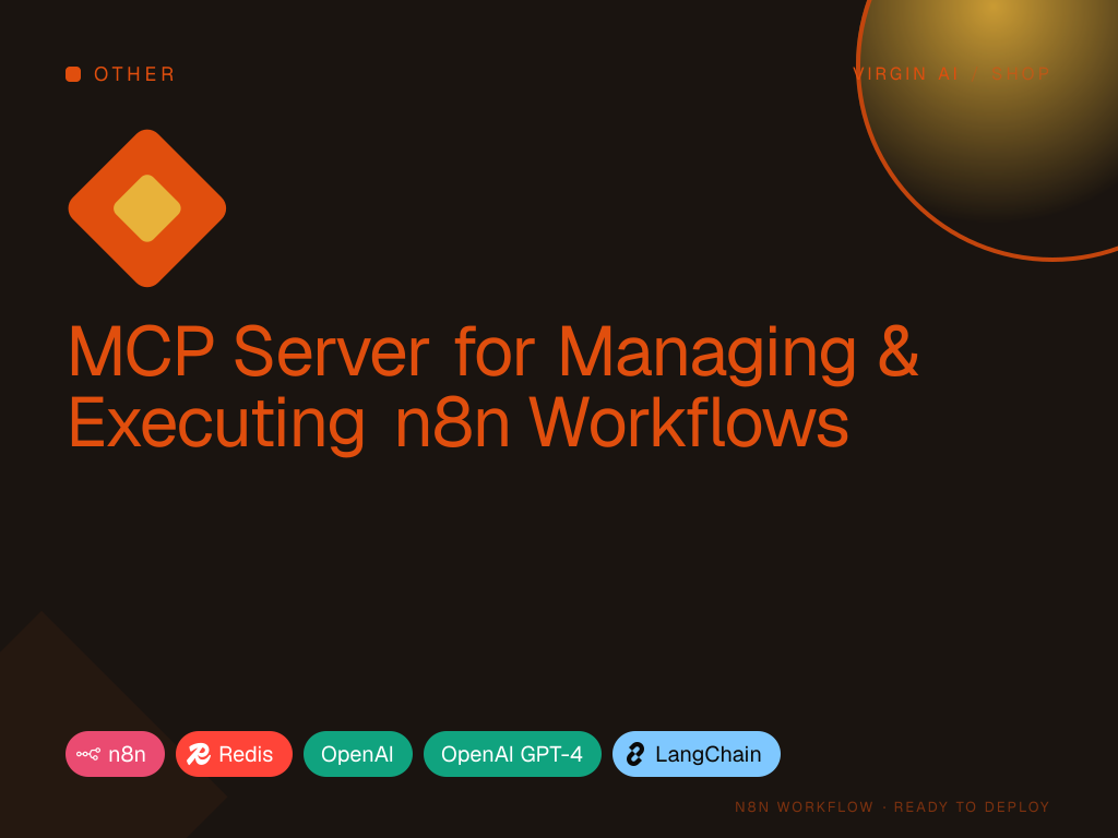 MCP Server for Managing & Executing n8n Workflows