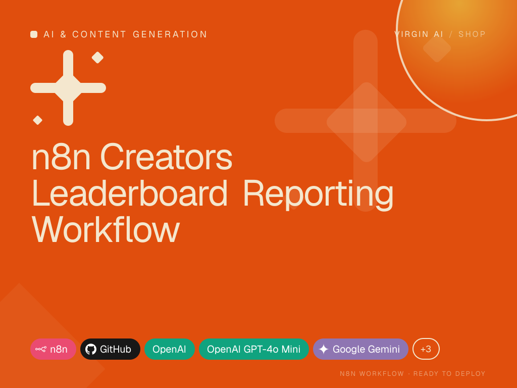 n8n Creators Leaderboard Reporting Workflow
