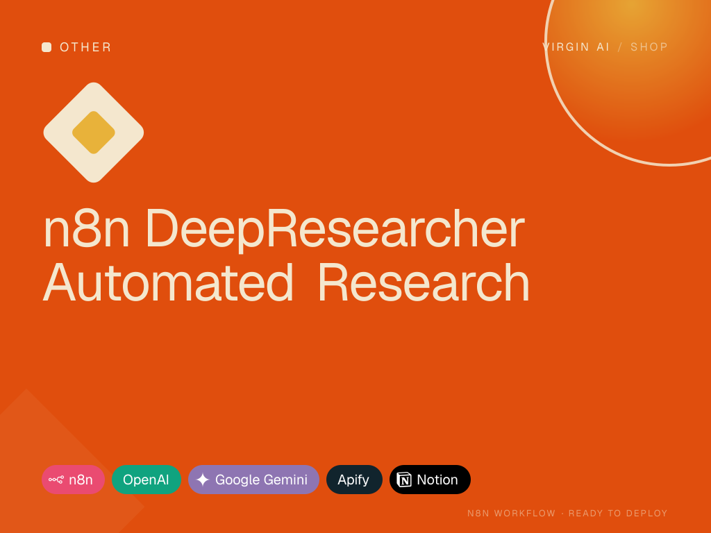 n8n DeepResearcher Automated Research