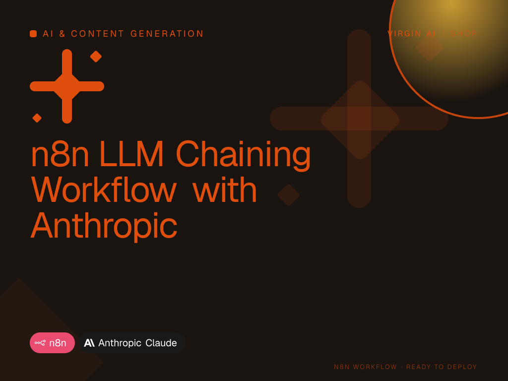 n8n LLM Chaining Workflow with Anthropic