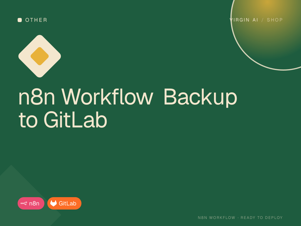 n8n Workflow Backup to GitLab