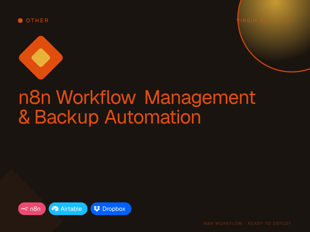 n8n Workflow Management & Backup Automation