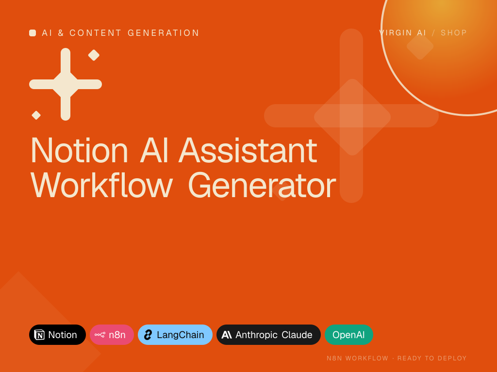 Notion AI Assistant Workflow Generator