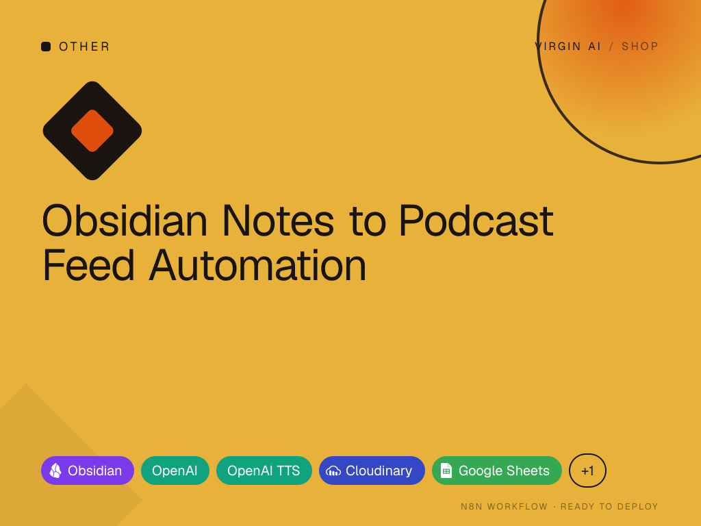 Obsidian Notes to Podcast Feed Automation