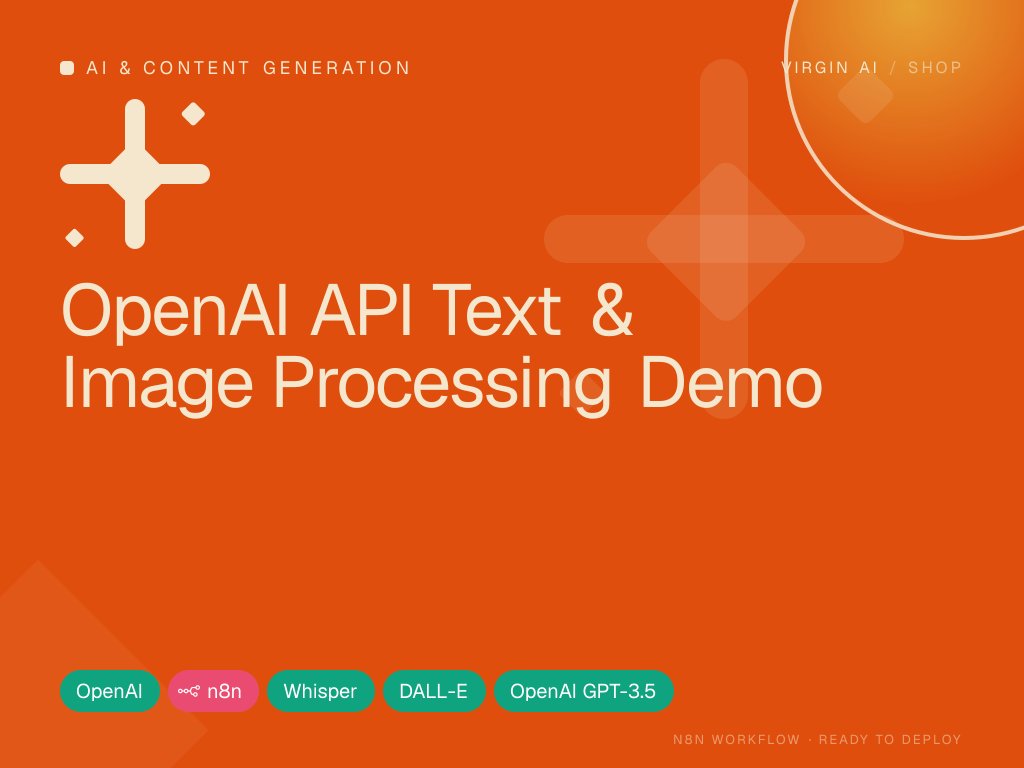 OpenAI API Text & Image Processing Demo