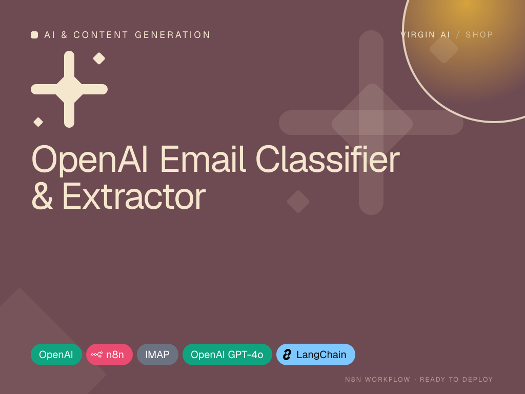 OpenAI Email Classifier & Extractor