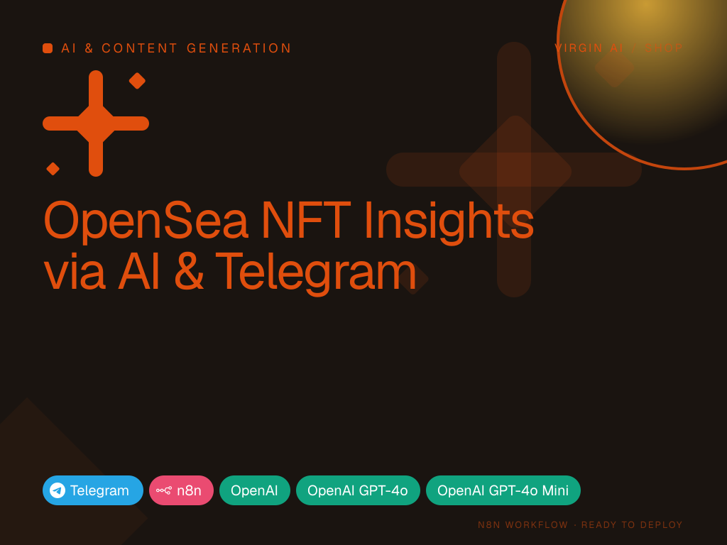 OpenSea NFT Insights via AI & Telegram
