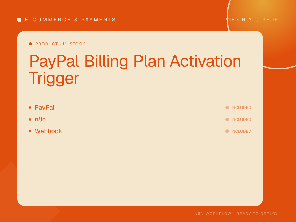 PayPal Billing Plan Activation Trigger