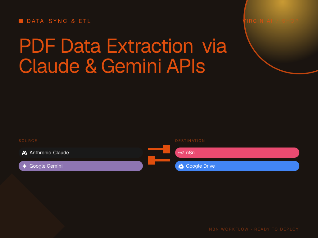PDF Data Extraction via Claude & Gemini APIs
