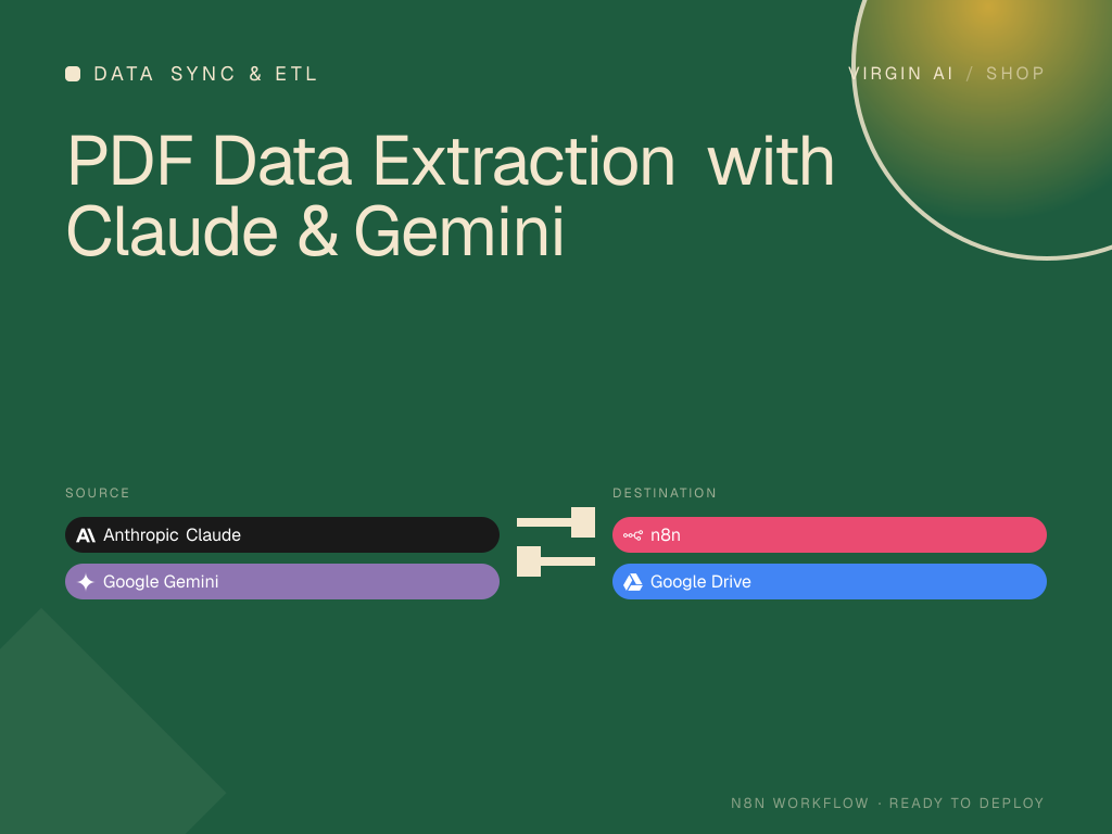 PDF Data Extraction with Claude & Gemini