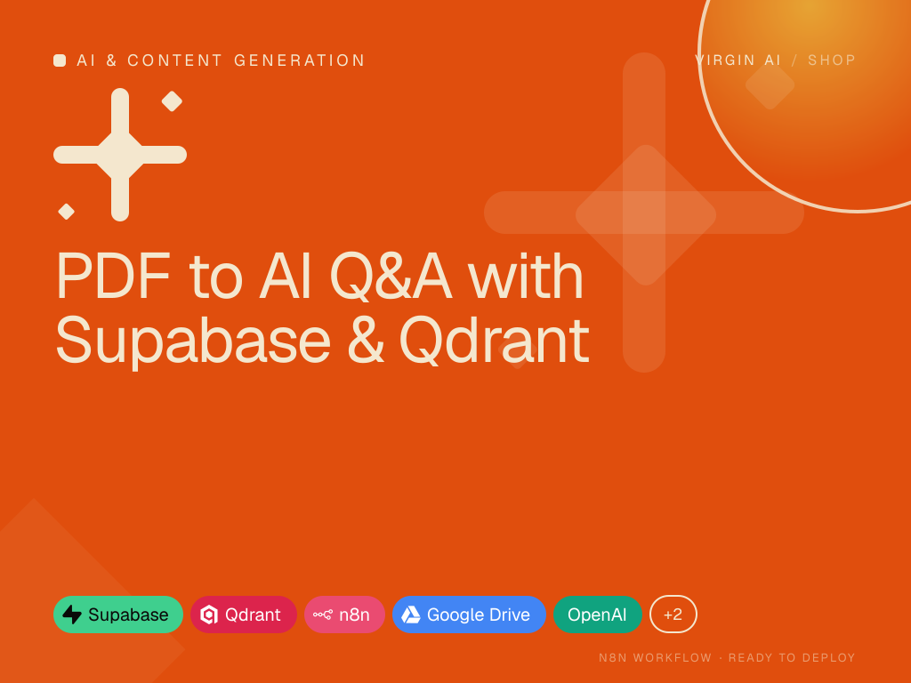 PDF to AI Q&A with Supabase & Qdrant