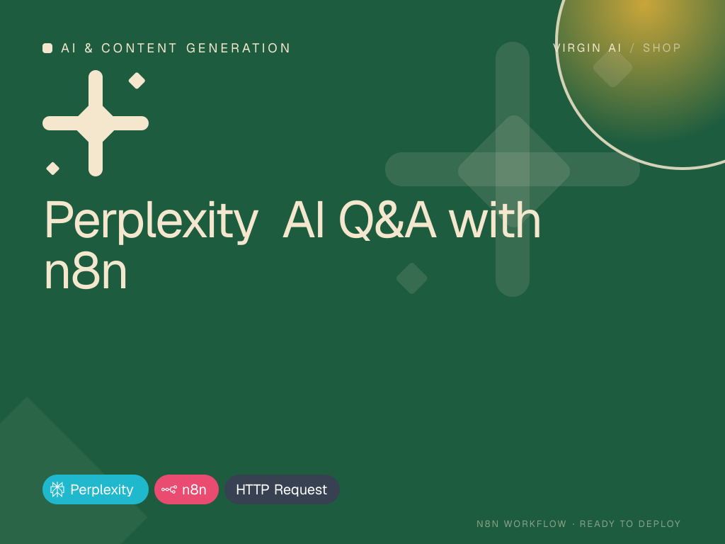 Perplexity AI Q&A with n8n