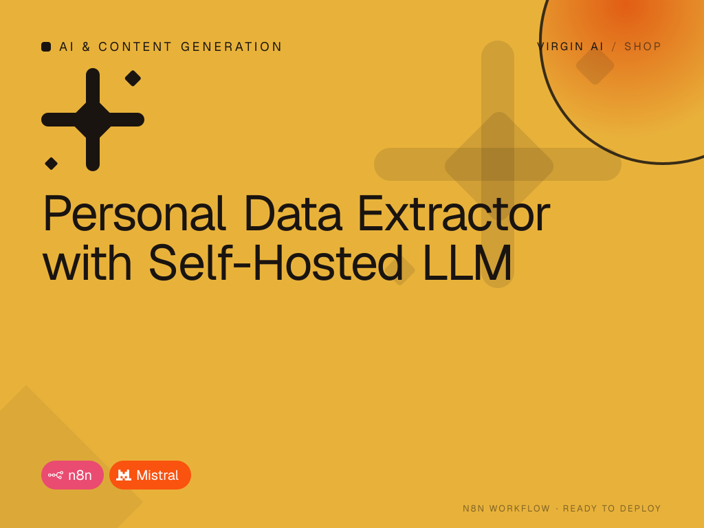 Personal Data Extractor with Self-Hosted LLM