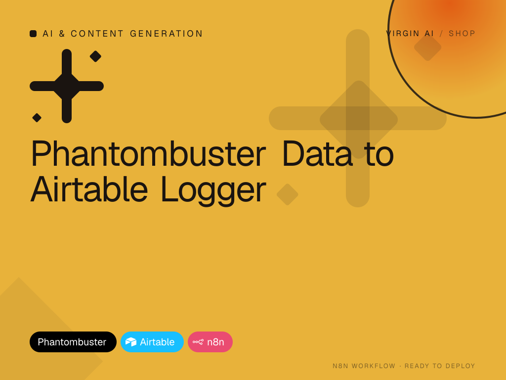 Phantombuster Data to Airtable Logger