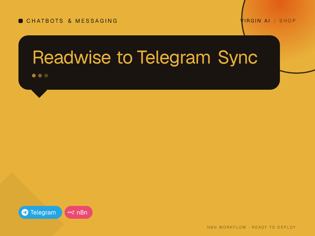 Readwise to Telegram Sync