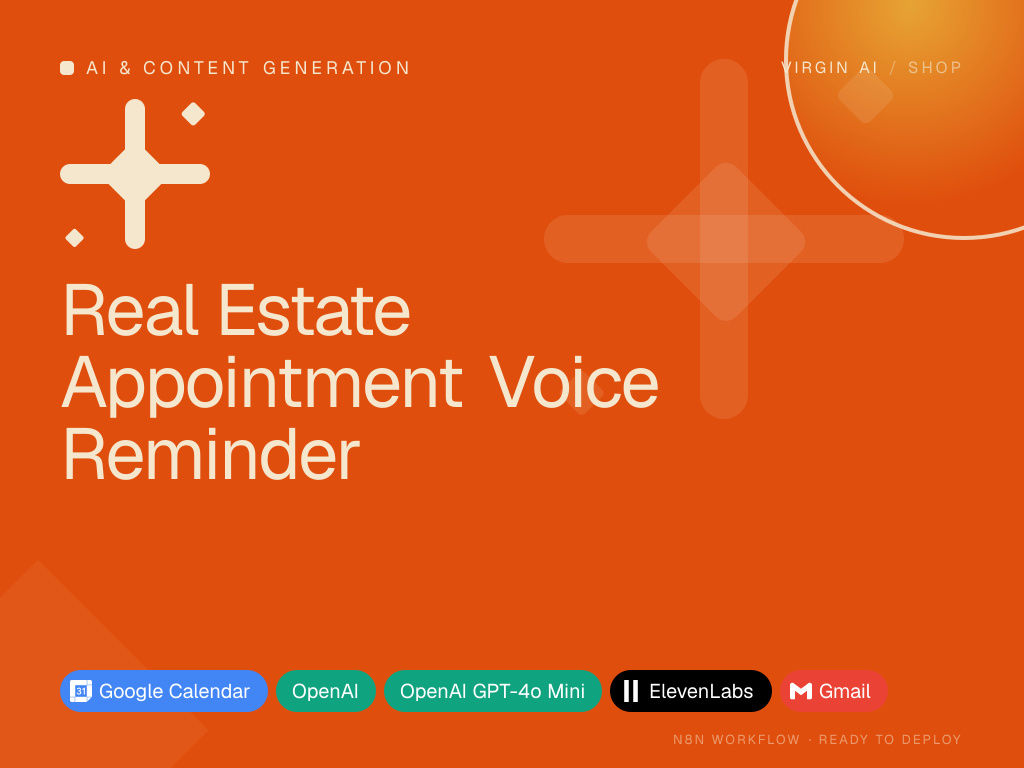 Real Estate Appointment Voice Reminder