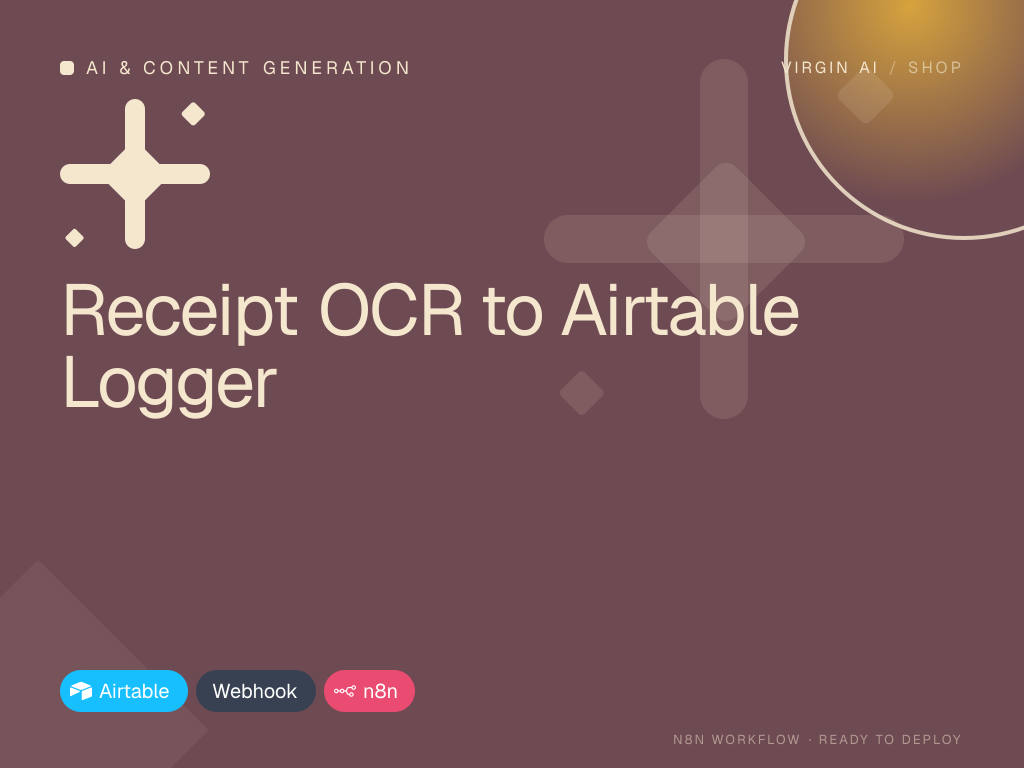 Receipt OCR to Airtable Logger