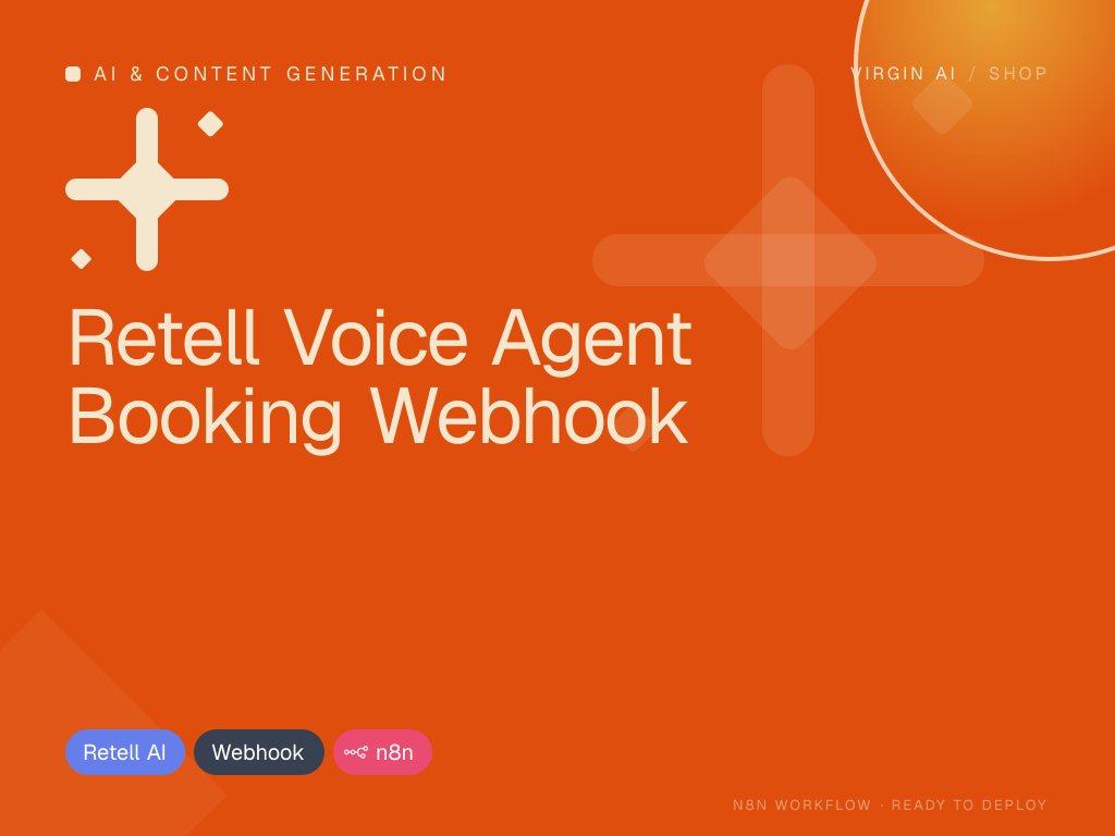 Retell Voice Agent Booking Webhook
