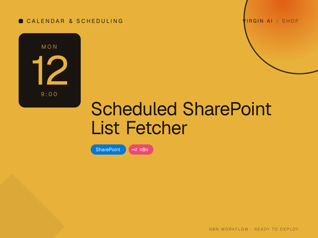 Scheduled SharePoint List Fetcher