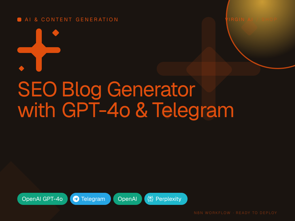 SEO Blog Generator with GPT-4o & Telegram