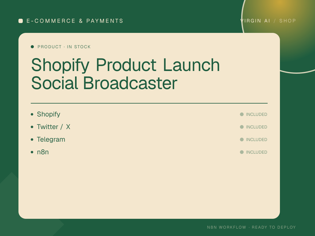 Shopify Product Launch Social Broadcaster
