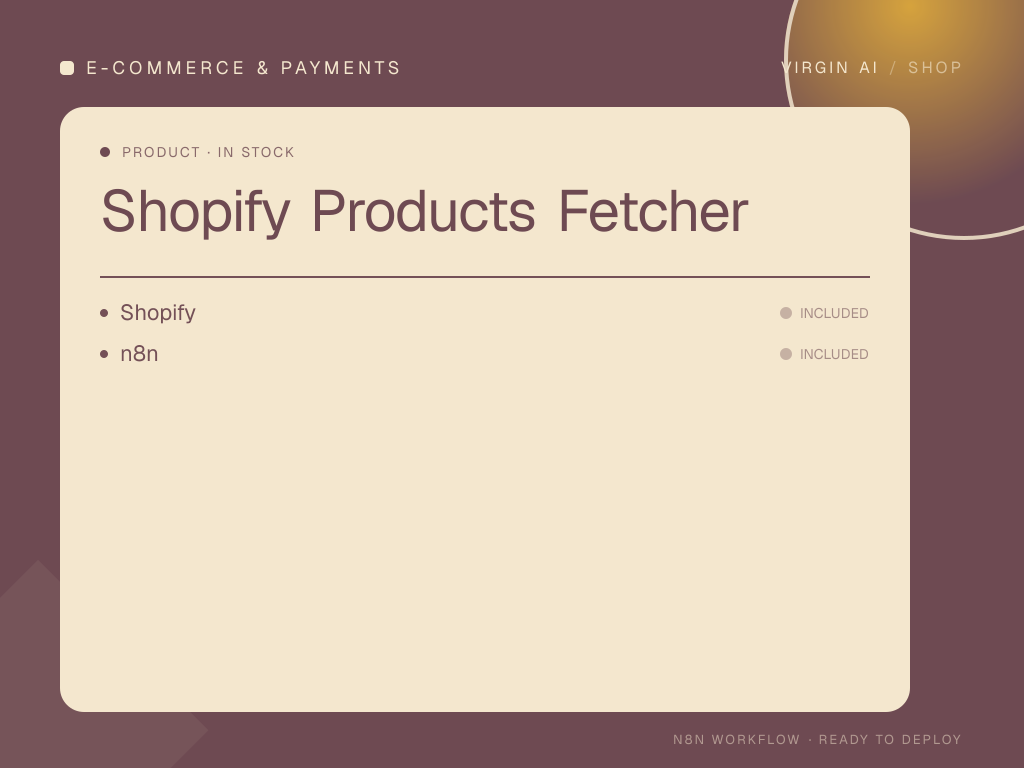Shopify Products Fetcher