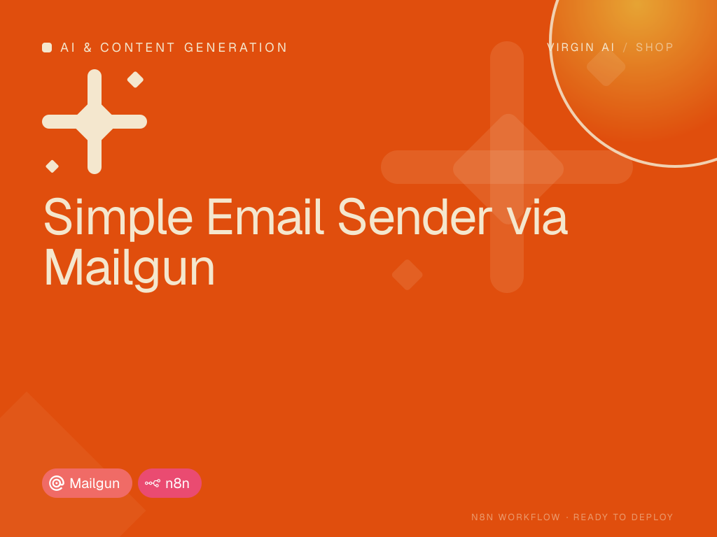 Simple Email Sender via Mailgun